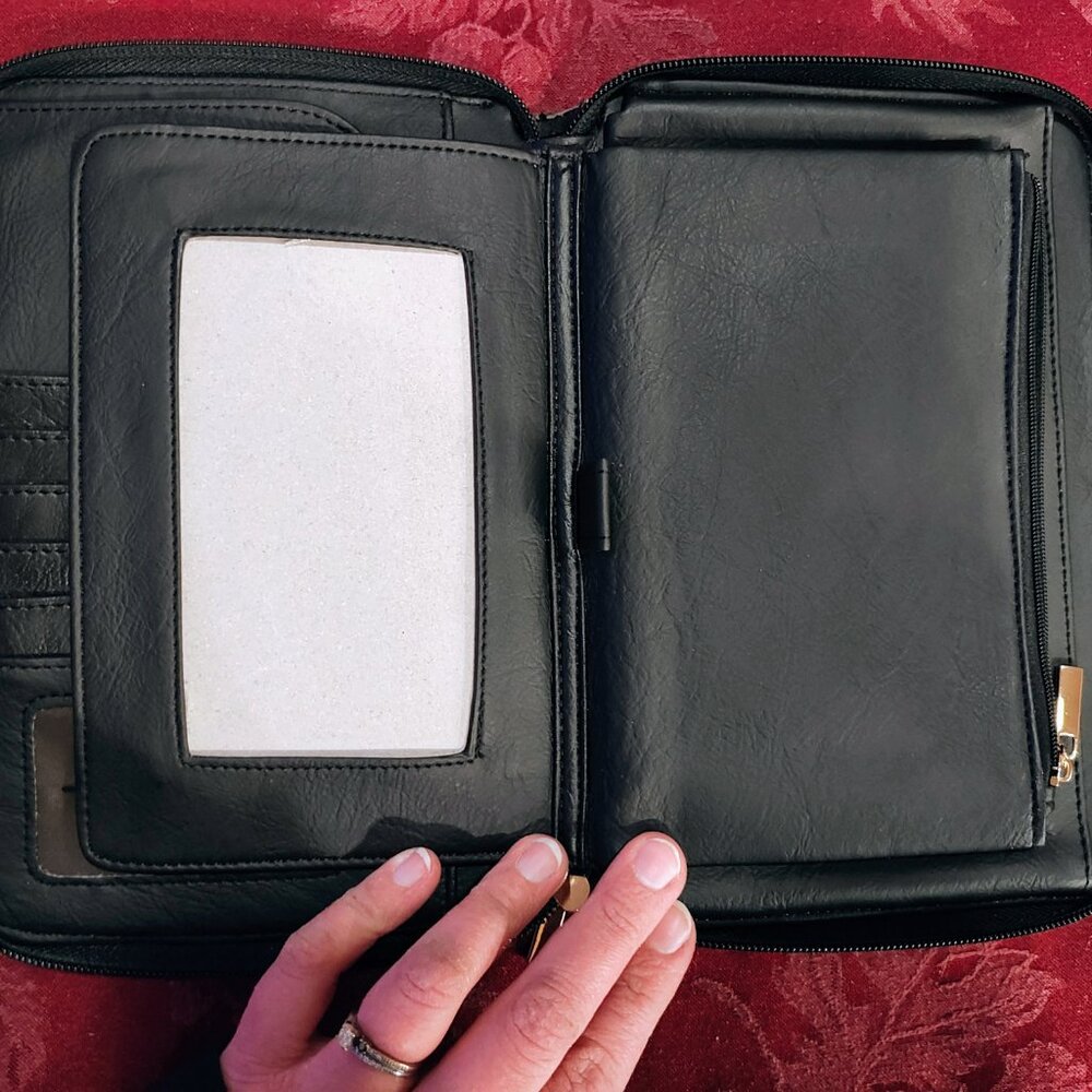 Laura Jones Zip Around Large Wallet, Used - Picture 4 of 15
